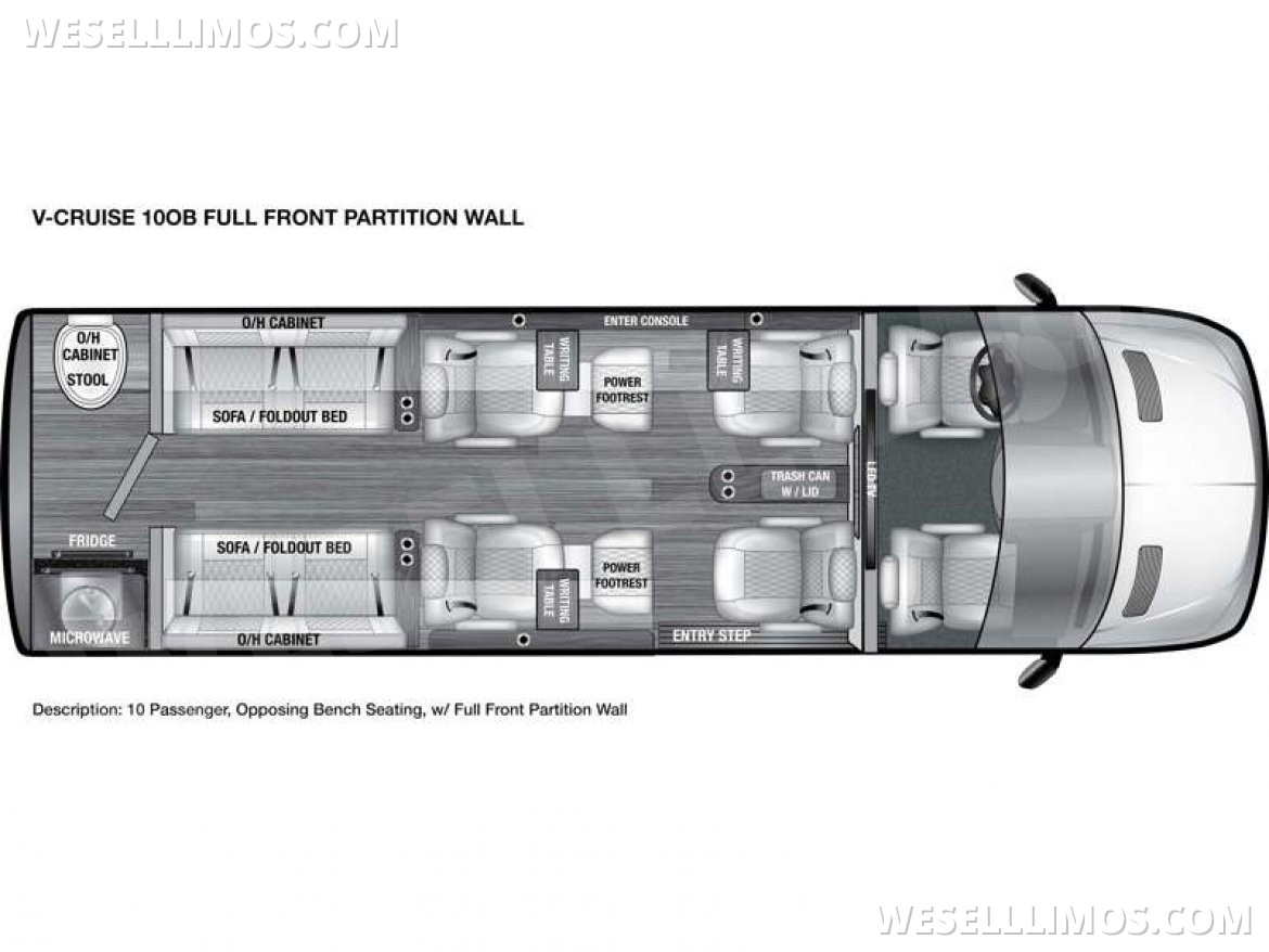 Photo of Sprinter for sale: 2026 OGV Luxury Coach V-Cruise 10OB Full Wall Partition