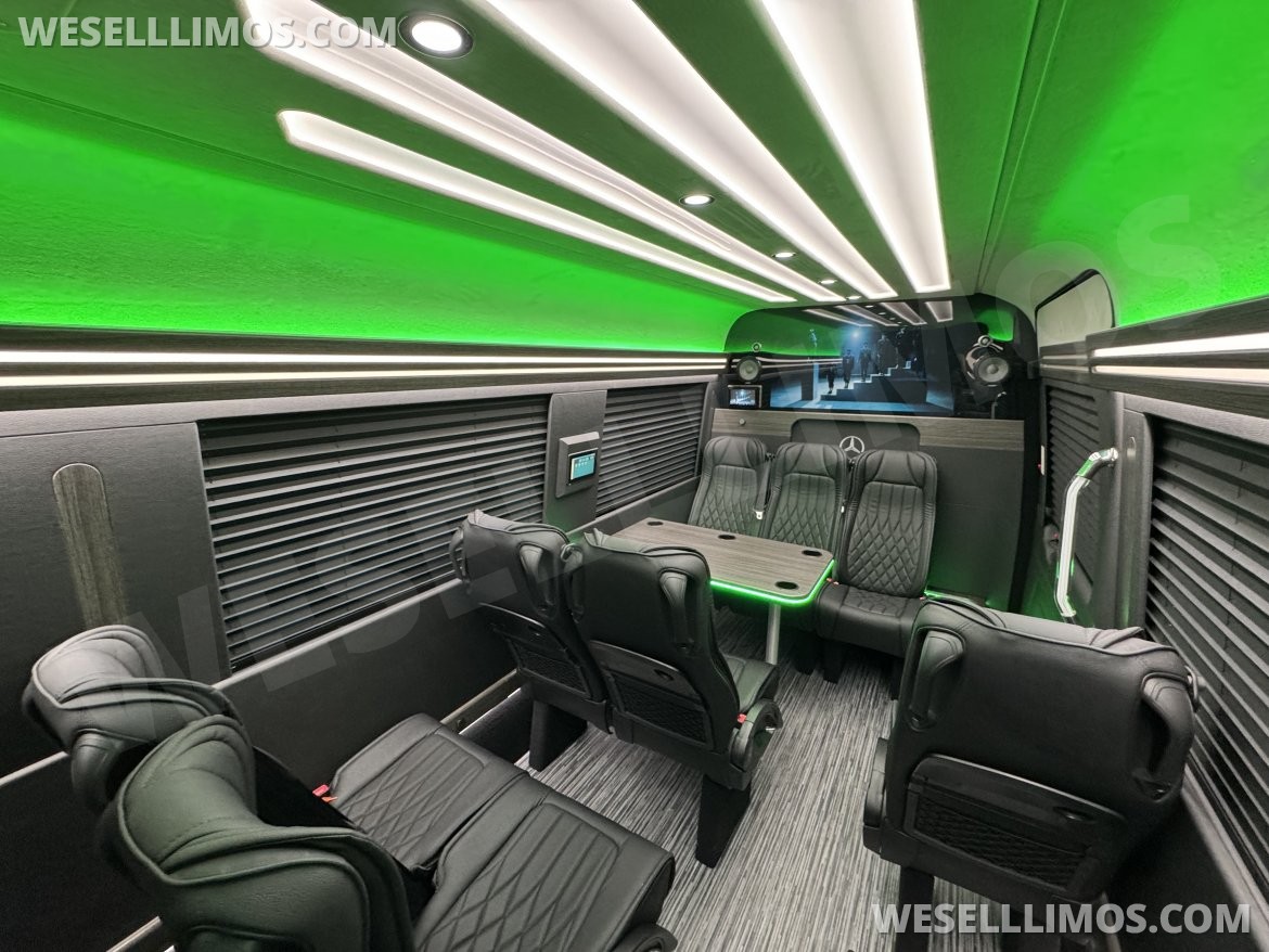 Photo of Sprinter for sale: 2026 Mercedes-Benz 14px Executive Shuttle 170" by First Class Customs, Inc.