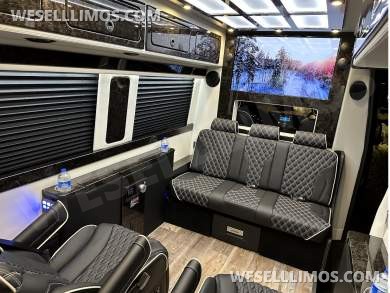 2026 Road Jet Limousine 9 Passenger with Removable Bathroom Auto Elite Mercedes-Benz Sprinter - Sprinter for Sale in Elkhart, IN - Photo 23