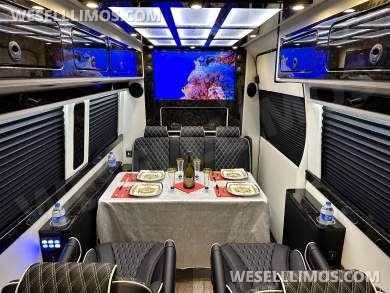 2026 Road Jet Limousine 9 Passenger with Removable Bathroom Auto Elite Mercedes-Benz Sprinter - Sprinter for Sale in Elkhart, IN - Photo 55