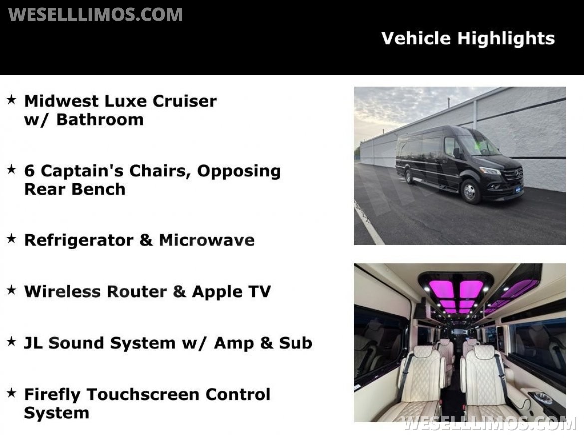 Photo of Sprinter for sale: 2026 Mercedes-Benz Luxe Cruiser Luxury Sprinter by Midwest Automotive Designs