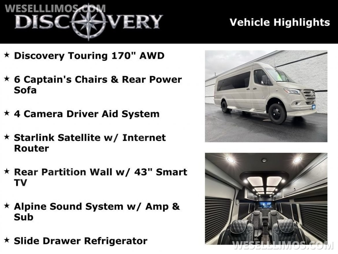 Photo of Sprinter for sale: 2026 Mercedes-Benz G-55 Luxury Sprinter 170" by Midwest Automotive Designs