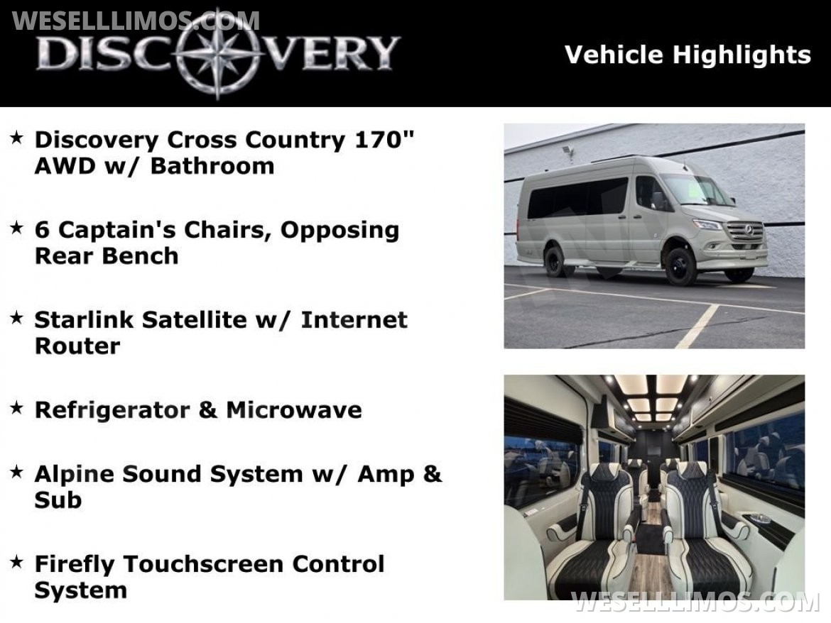 Photo of Sprinter for sale: 2026 Mercedes-Benz Luxe Cruiser Luxury Sprinter 170" by Midwest Automotive Designs