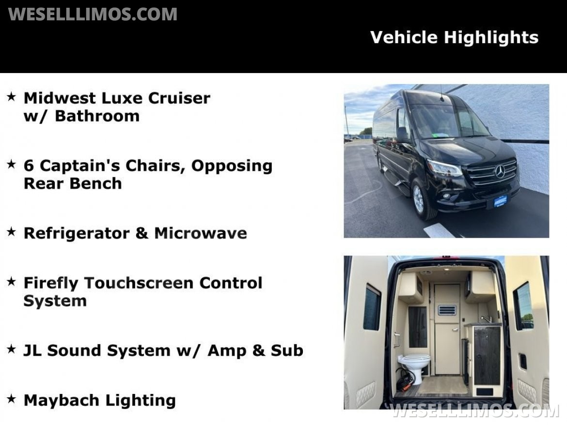 Photo of Sprinter for sale: 2021 Mercedes-Benz Luxe Cruiser Luxury Sprinter by Midwest Automotive Designs