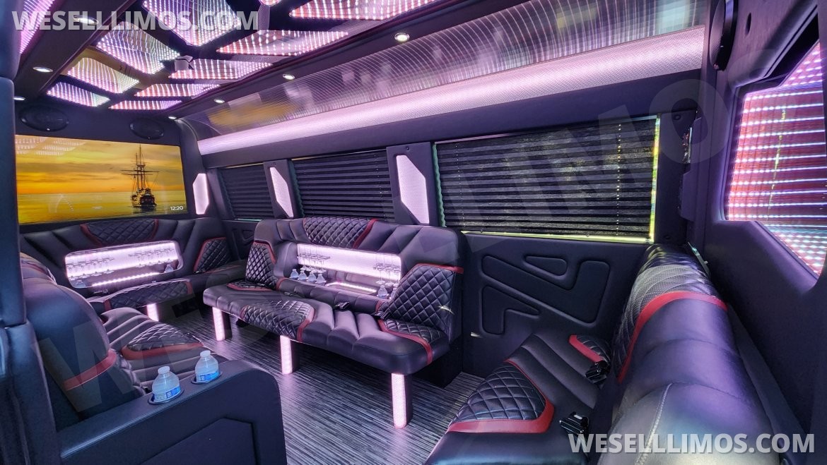 Limo Bus for sale: 2023 Mercedes-Benz Sprinter 3500 170" by Pinnacle