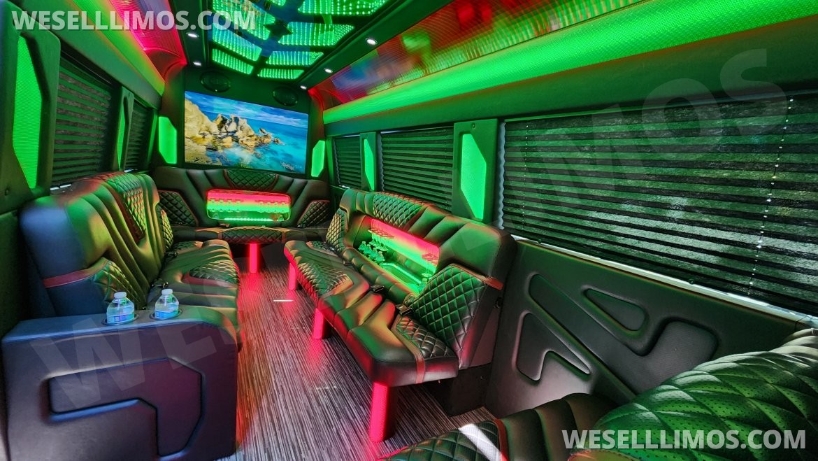 Photo of Limo Bus for sale: 2023 Mercedes-Benz Sprinter 3500 170" by Pinnacle