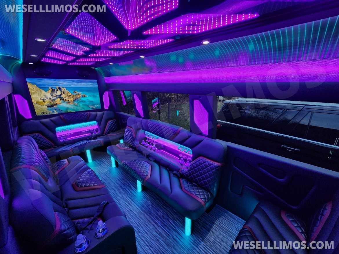 Photo of Limo Bus for sale: 2023 Mercedes-Benz Sprinter 3500 170" by Pinnacle