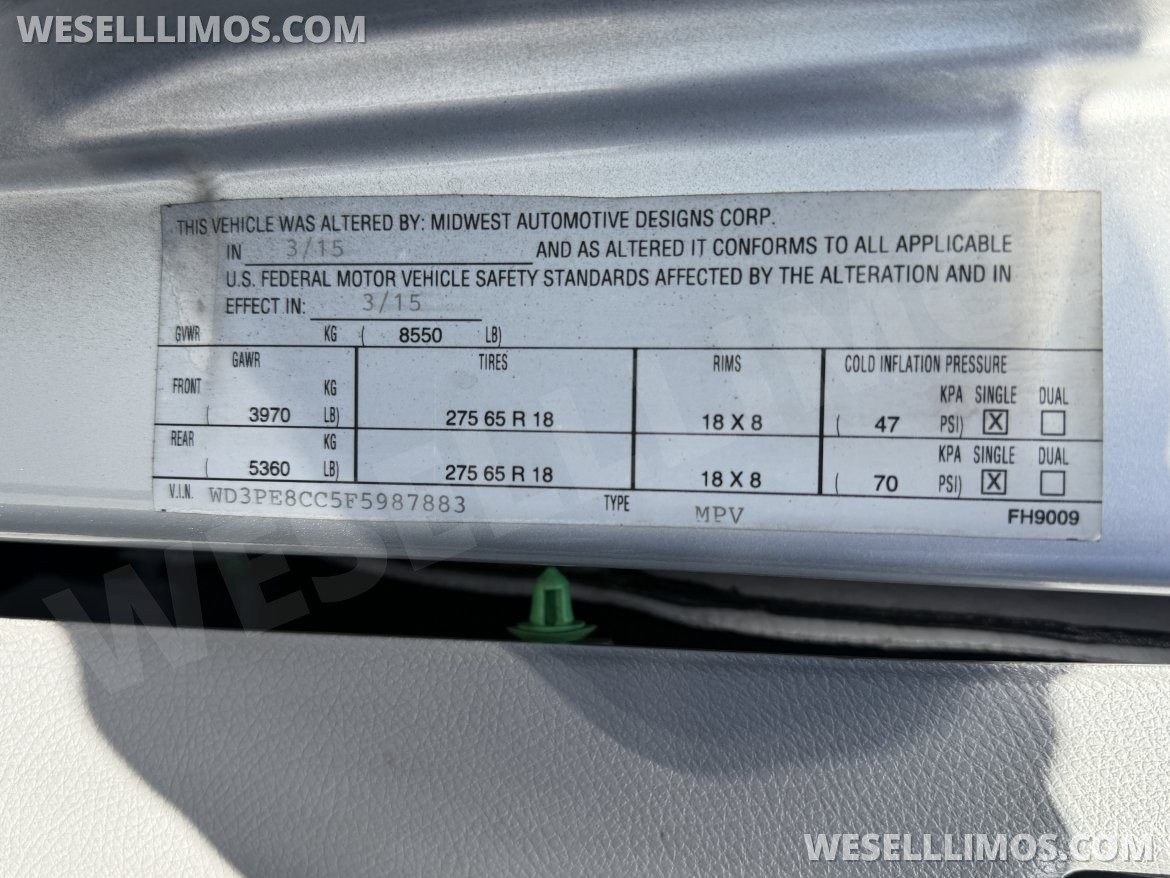 Photo of Executive Shuttle for sale: 2015 Mercedes-Benz Sprinter by Midwest Automotive Designs