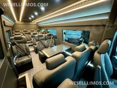 2024 Global Motor Coach Mercedes-Benz Sprinter Corporate Shuttle Bus - Shuttle Bus for Sale in Erie, PA - Photo 3
