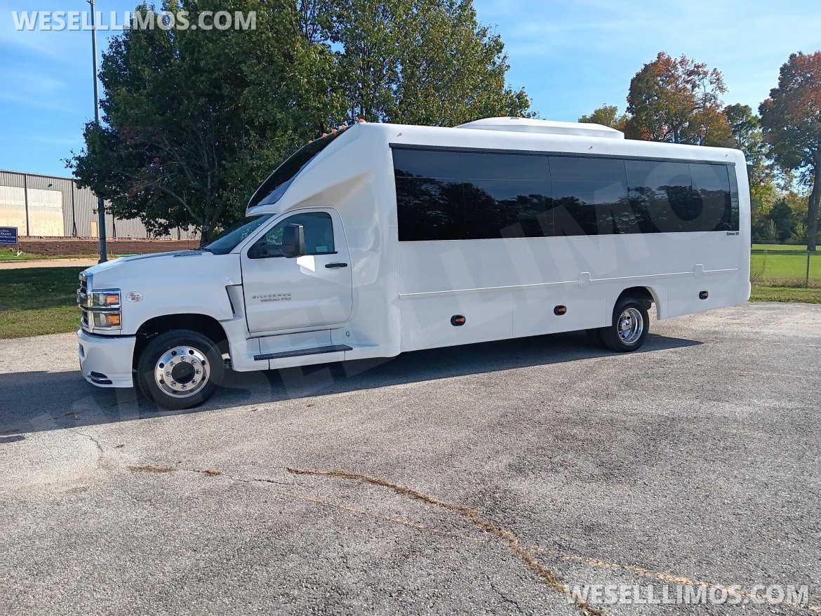 Limo Bus for sale: 2023 Chevrolet 5500 Silverado 28" by Executive Coach Builders