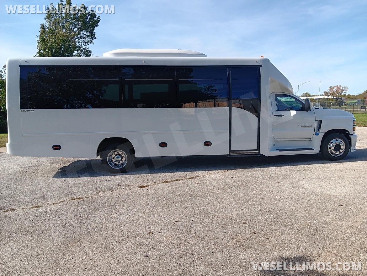 Photo of Limo Bus for sale: 2023 Chevrolet 5500 Silverado 28" by Executive Coach Builders