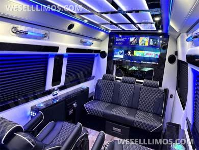 New 2022 4x4 V6 AMG Trim 15 Passenger Road Liner Limousine Auto Elite Mercedes-Benz Sprinter - Sprinter for Sale in Elkhart, IN - Photo 14