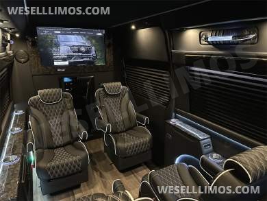 New Starlight Ceiling AMG Trim 14 Passenger Road Liner Limousine 2024 Auto Elite MB Sprinter - Sprinter for Sale in Elkhart, IN - Photo 5