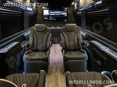 New Starlight Ceiling AMG Trim 14 Passenger Road Liner Limousine 2024 Auto Elite MB Sprinter - Sprinter for Sale in Elkhart, IN - Photo 25
