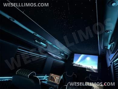 New Starlight Ceiling AMG Trim 14 Passenger Road Liner Limousine 2024 Auto Elite MB Sprinter - Sprinter for Sale in Elkhart, IN - Photo 53