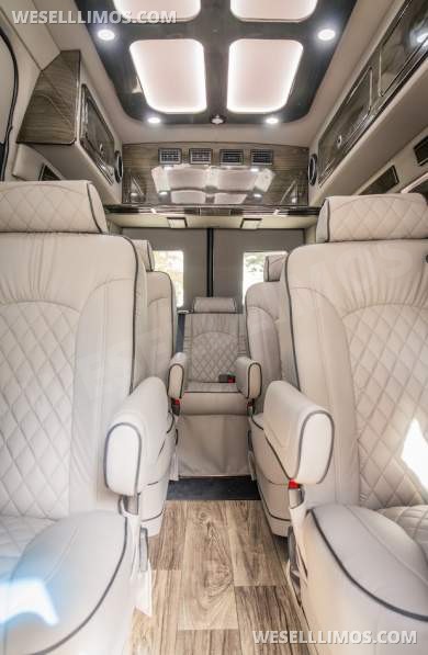 2022 Midwest Automotive Designs Mercedes-Benz 144" WB | 9-Passenger Luxury Conversion Sprinter - Sprinter for Sale in Pompano Beach, FL - Photo 18