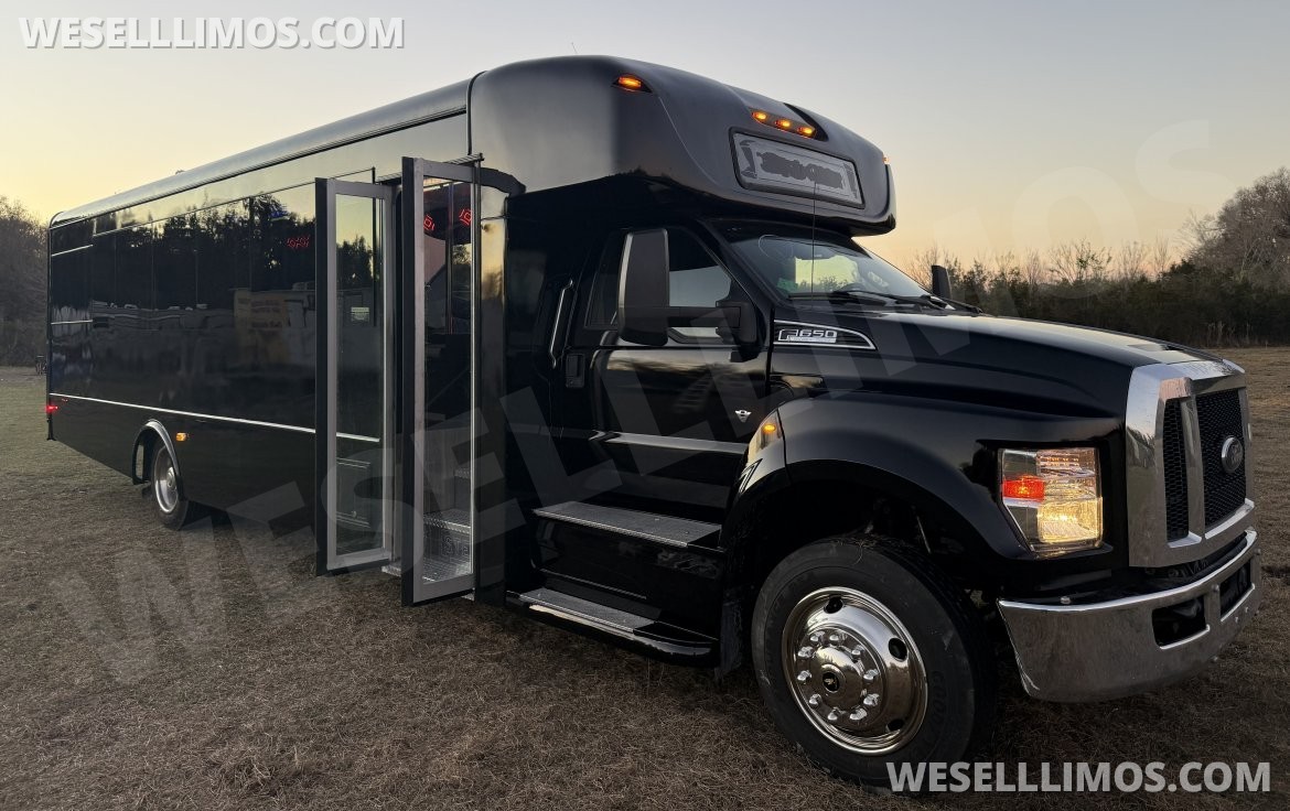 Limo Bus for sale: 2022 Ford F-650 432" by First Class Coach Works