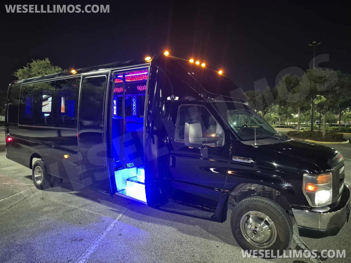 Limo Bus for sale: 2016 Ford E450 336" by Grech Body upfitted by First Class Coachworks
