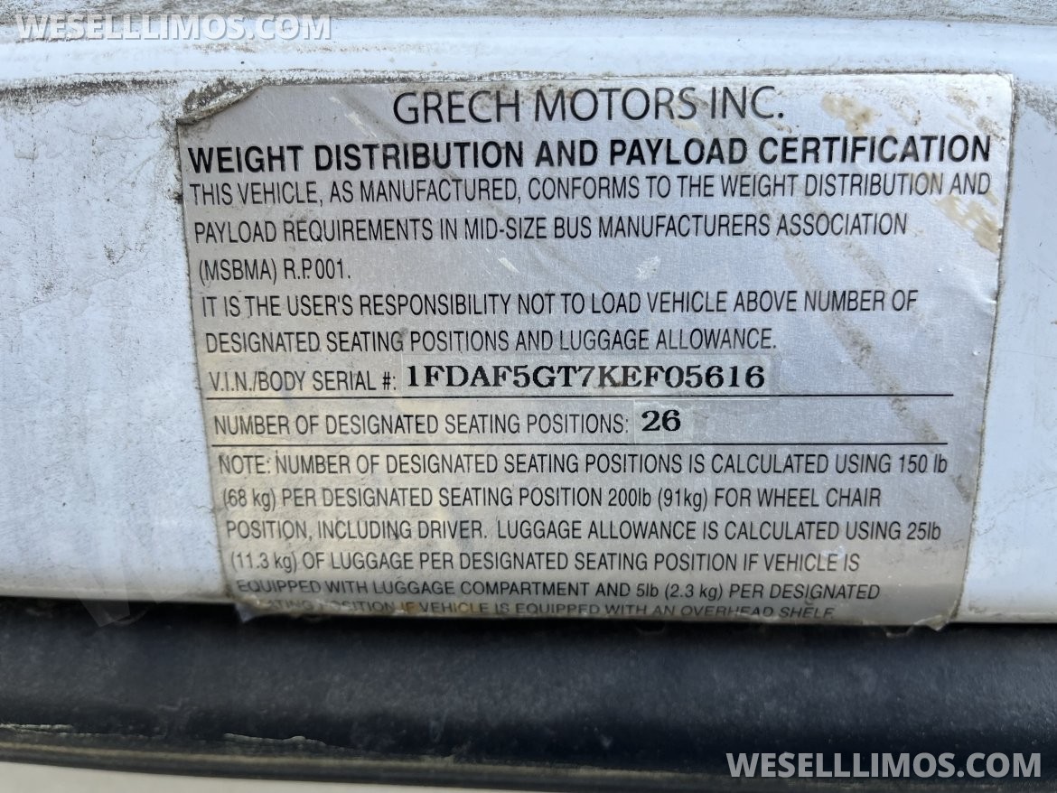 Photo of Limo Bus for sale: 2019 Ford F550 by Grech