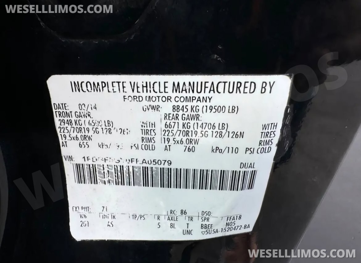Photo of Limo Bus for sale: 2015 Ford F550 400" by LGE
