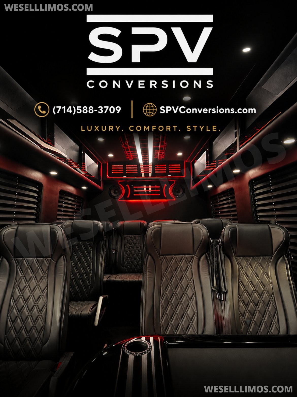 Executive Shuttle for sale: 2025 Mercedes-Benz Sprinter 3500 XD 170" by SPV Conversions