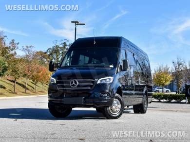 2024 Mercedes-Benz Sprinter 3500 LA West 15 Passenger Shuttle High Roof