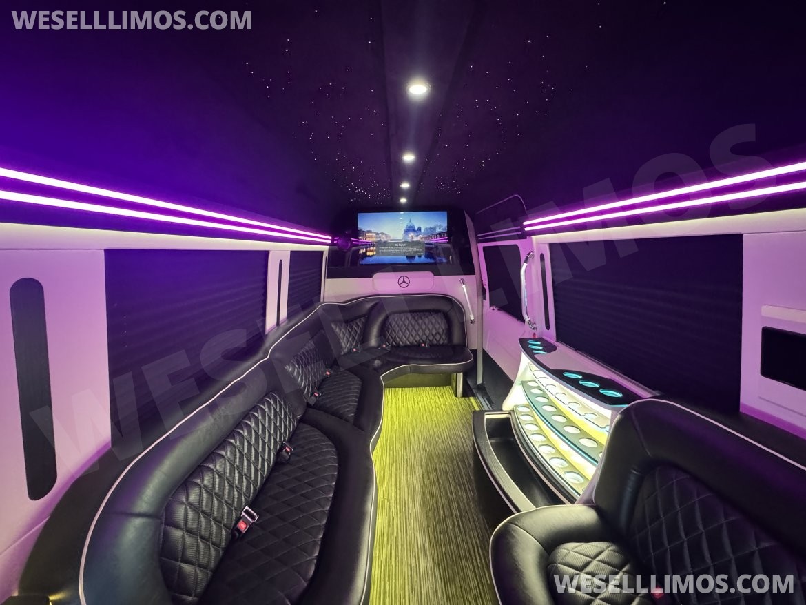 Photo of Limo Bus for sale: 2021 Mercedes-Benz Limo Sprinter 170" by First Class Customs, Inc.