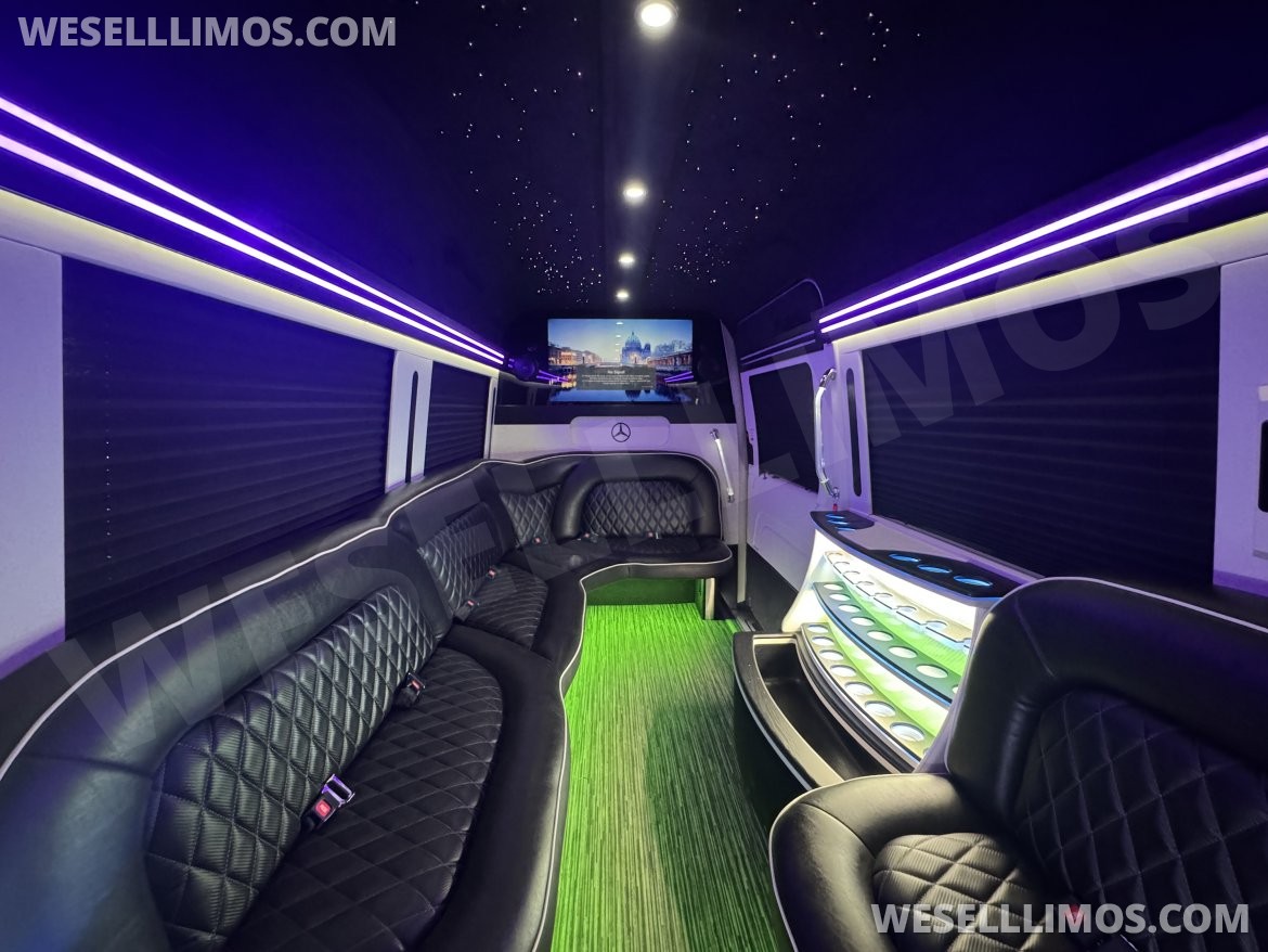 Photo of Limo Bus for sale: 2021 Mercedes-Benz Limo Sprinter 170" by First Class Customs, Inc.