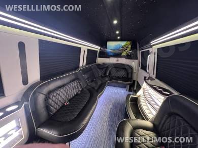 2021 First Class Customs, Inc. Mercedes-Benz Limo Sprinter Limo Bus - Limo Bus for Sale in Springfield, MO - Photo 16