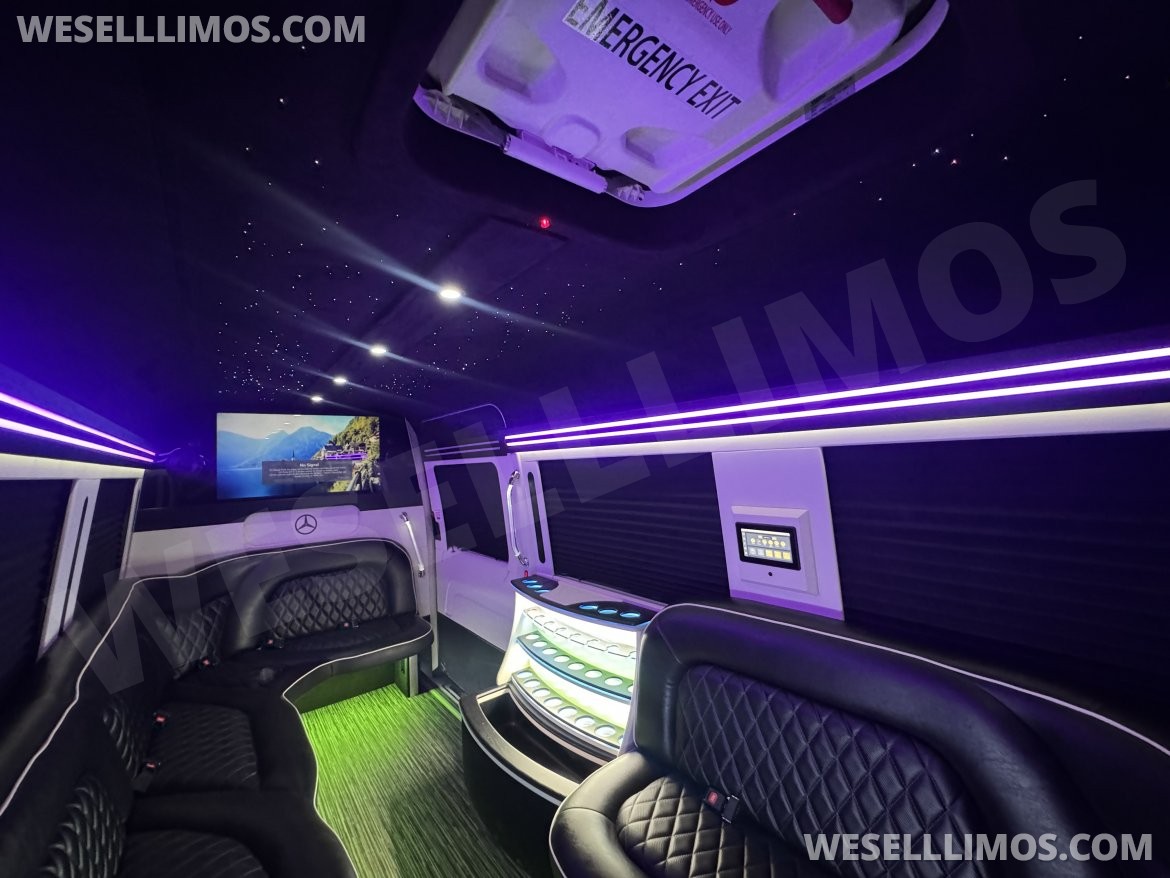 Photo of Limo Bus for sale: 2021 Mercedes-Benz Limo Sprinter 170" by First Class Customs, Inc.