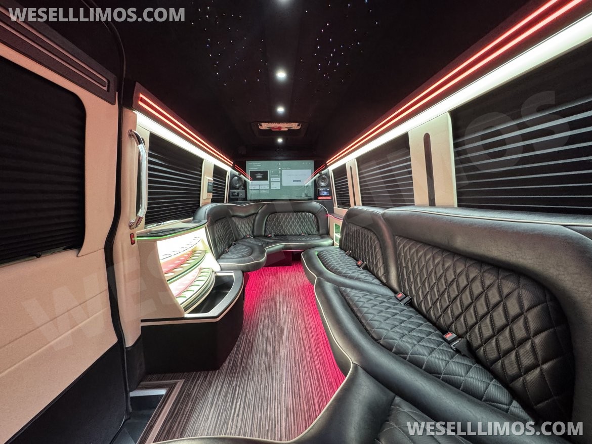 Photo of Limo Bus for sale: 2021 Mercedes-Benz Limo Sprinter 170" by First Class Customs, Inc.