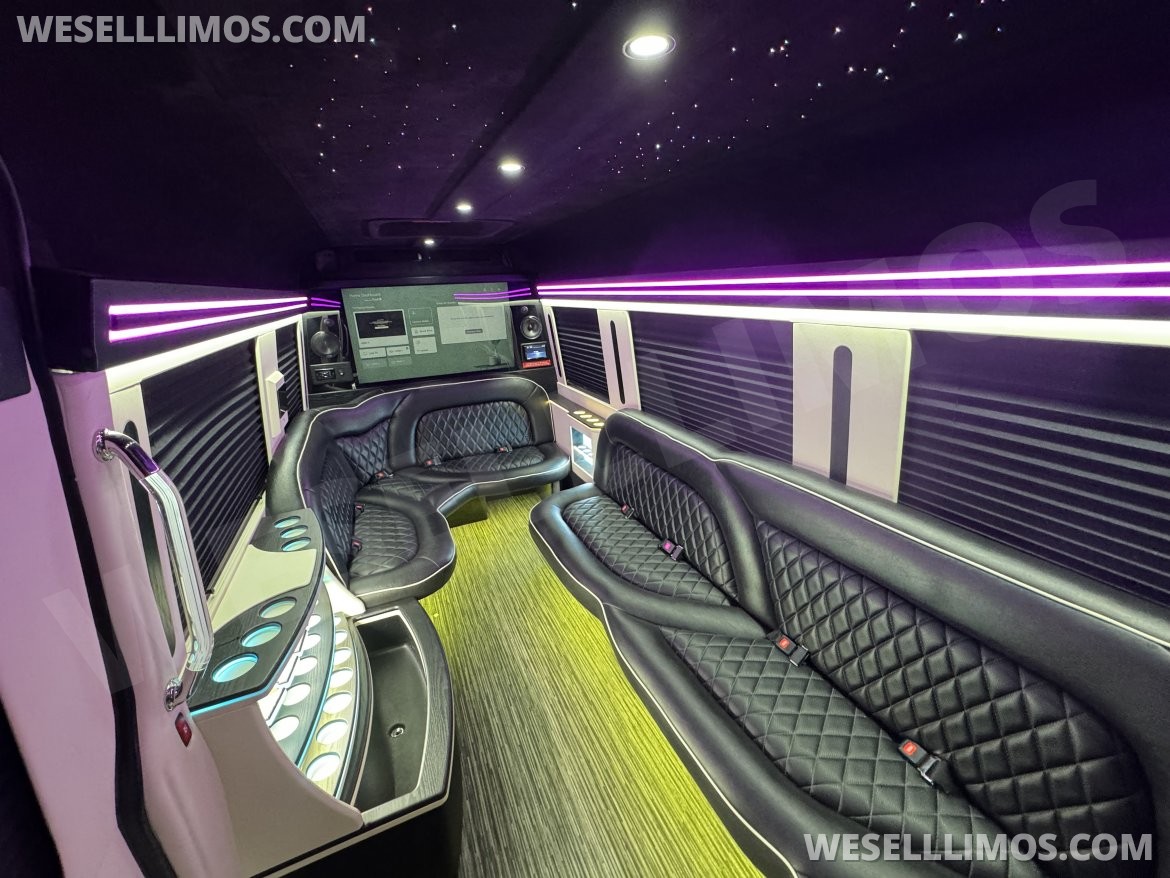 Photo of Limo Bus for sale: 2021 Mercedes-Benz Limo Sprinter 170" by First Class Customs, Inc.