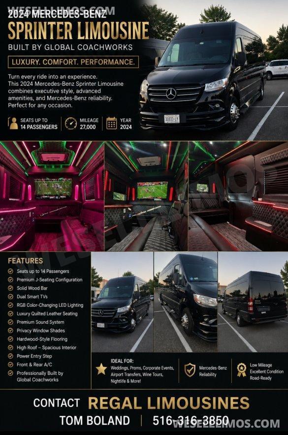 2024 Mercedes 3500 Series High Top Sprinter for Sale in Hicksville, NY - Main Photo