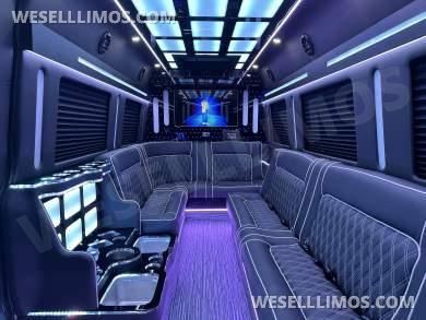 2026 Global Motor Coach Mercedes Benz Sprinter 3500 - Double J Seat Model Limo Bus - Limo Bus for Sale in Erie, PA - Photo 3