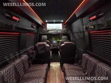 2026 AWD Starlight Ceiling Elite Pullman 15 Passenger Auto Elite Mercedes-Benz Sprinter - Sprinter for Sale in Elkhart, IN - Photo 9