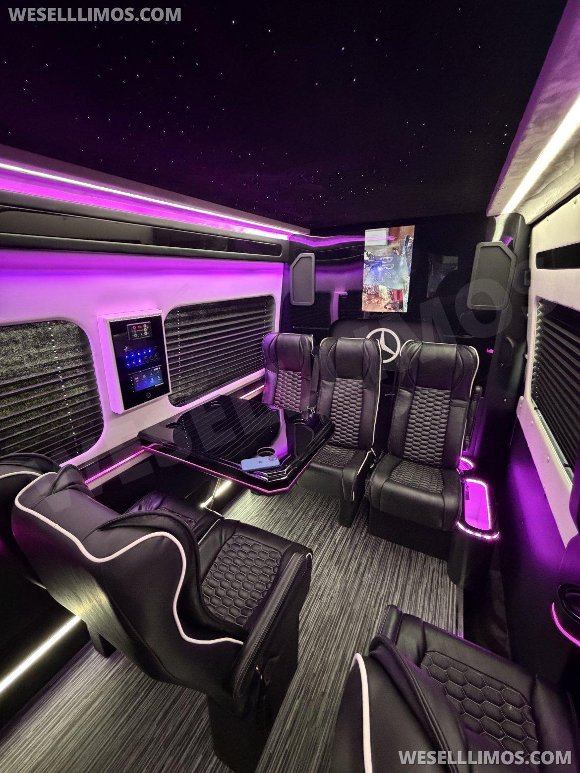 2026 limos by moonlight Mercedes-Benz MBZ 3500 sprinter 170" Ext WB Sprinter - Photo 4