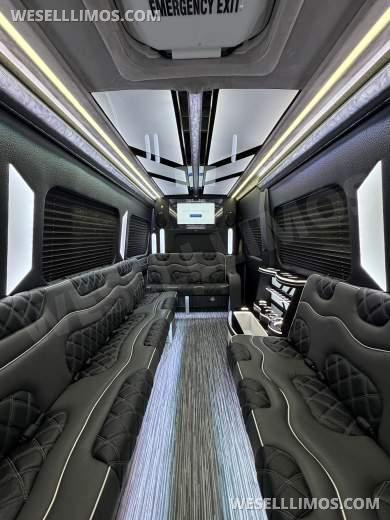 2025 limos by moonlight Mercedes-Benz 3500 170" Ext WB Sprinter - Sprinter for Sale in bloomington, CA - Photo 11