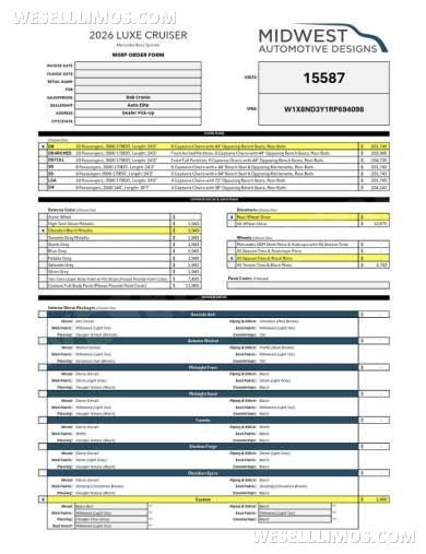 2026 Heat/Massage Starlink Luxe Cruiser Auto Elite Mercedes-Benz Sprinter - Sprinter for Sale in Elkhart, IN - Photo 50