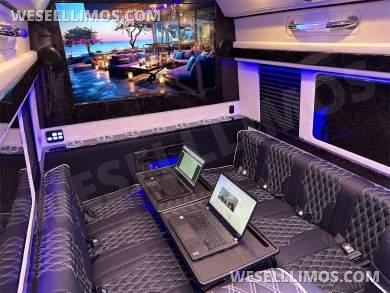 B6 Bulletproof Armored  Limo 14 Passenger Blast Proof Floors Auto Elite Mercedes-Benz Sprinter - Sprinter for Sale in Elkhart, IN - Photo 13
