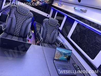 B6 Bulletproof Armored  Limo 14 Passenger Blast Proof Floors Auto Elite Mercedes-Benz Sprinter - Sprinter for Sale in Elkhart, IN - Photo 16