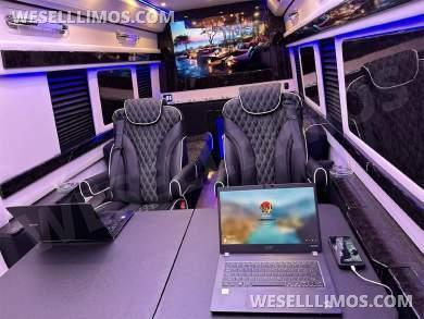 B6 Bulletproof Armored  Limo 14 Passenger Blast Proof Floors Auto Elite Mercedes-Benz Sprinter - Sprinter for Sale in Elkhart, IN - Photo 17