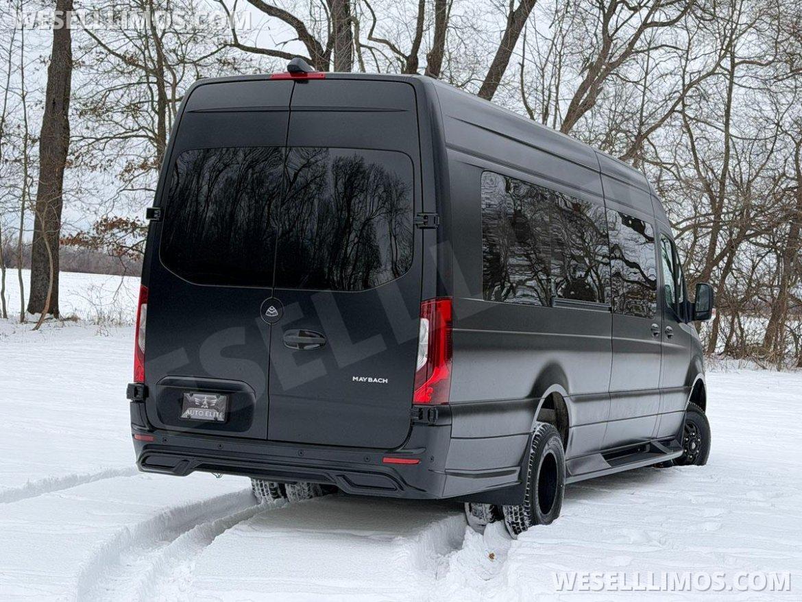 Matte Black Maybach Trim AWD Leather Full Power Heat/Cool/Massage Seats Auto Elite MB Sprinter - Photo 2