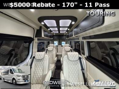 New 2026 Mercedes-Benz Luxury Sprinter Midwest Automotive G-55 11 Passenger RWD Hi-Top