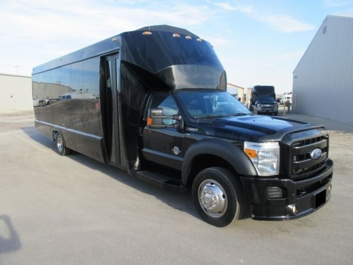 Executive Shuttle for sale: 2012 Ford F550 V8 Diesel 29-Passenger Exec Shuttle by Tiffany
