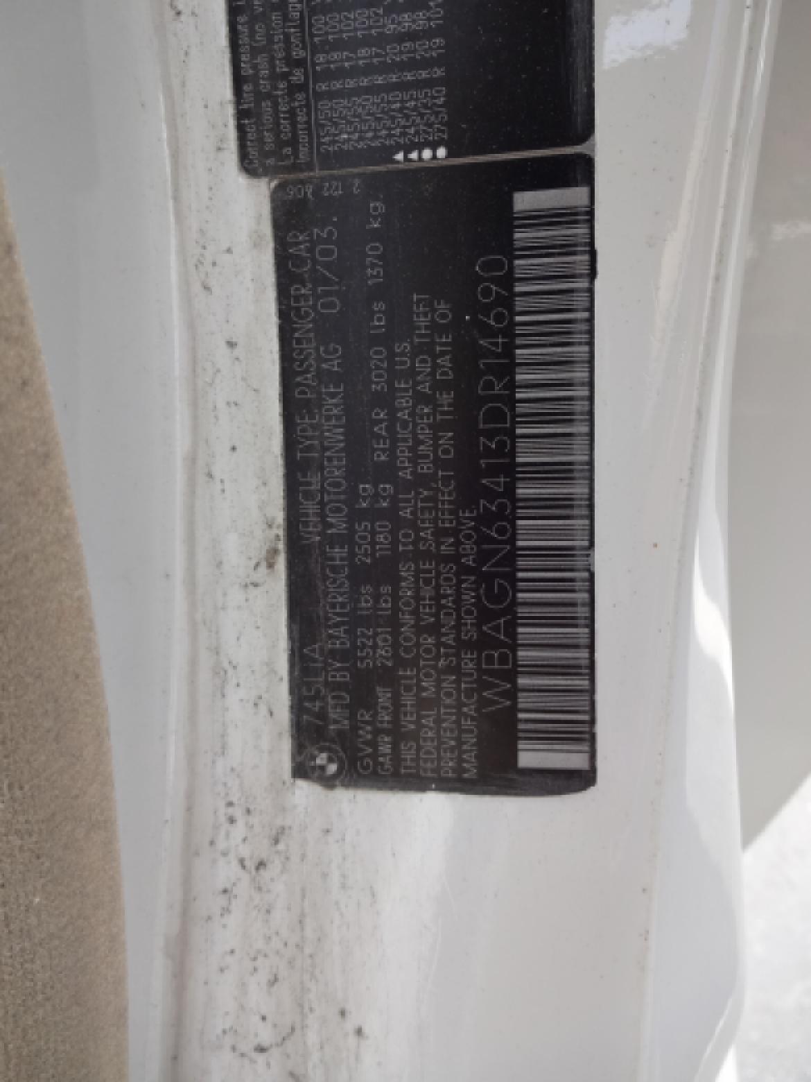 Photo of Limousine for sale: 2003 BMW 740 L 140&quot; by Sterling Coachworks