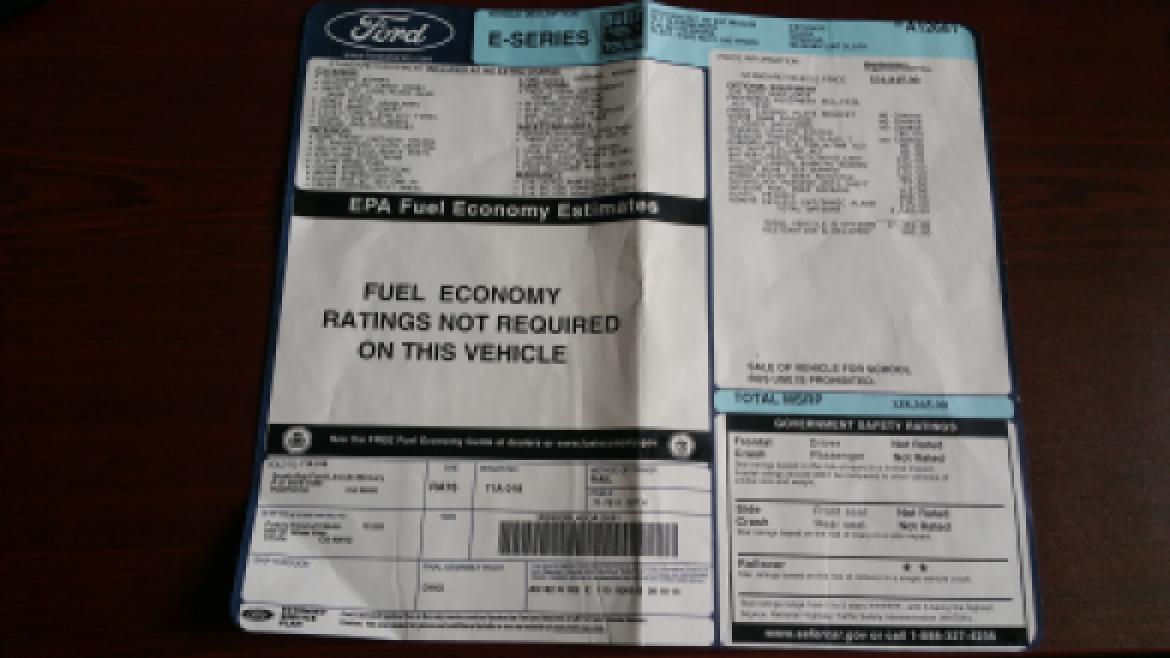 Photo of Sprinter for sale: 2011 Ford E-350 XLT Super Duty w/Advance Trac & Flex Fuel