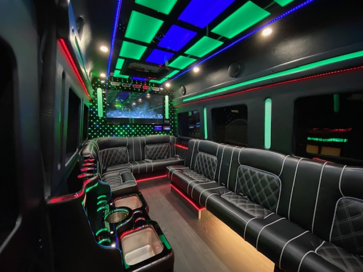 Sprinter for sale: 2019 Ford Transit Limo party bus by Global Motor Coach