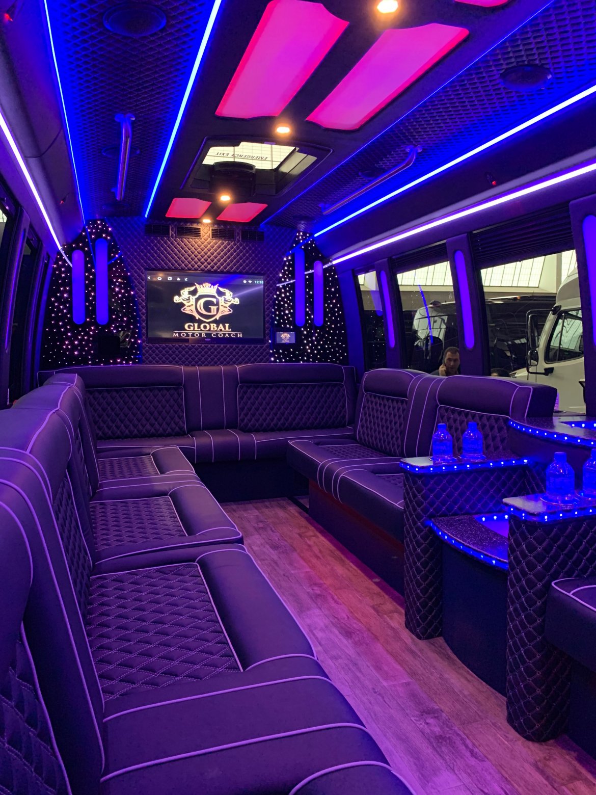 Limo Bus for sale: 2021 Ford E450 Limo Bus 28&quot; by Global Motor Coach