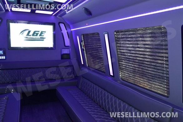 LGE Coachworks 25 Passenger E450 Limo Party Bus