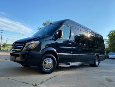 Global Motor Coach presents this 2015 Executive Coach Mercedes-Benz Sprinter Limo 16 Passenger
